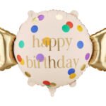 FB386_01_H Folinis balionas Saldainis "Happy Birthday"